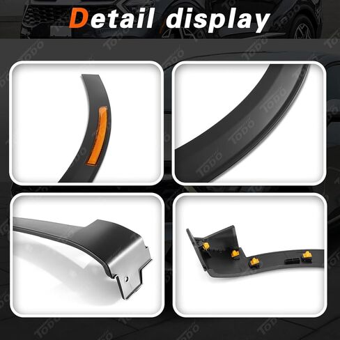 TODO Fender Flare Compatible with 2023 2024 Kia Sportage SX, Front Left Side Wheel Arch Trim Replacement for 87711-DW100, Matte Black ABS Wheel Apron Protector Left Driver Side in Kuwait