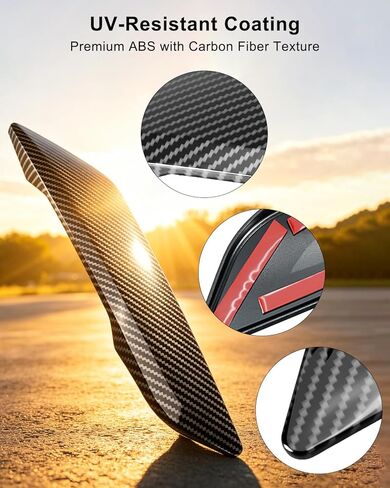 Side Fender Vent Trim Cover Fit for BMW 5 Series G30/G31 2017 2018 2019 2020 2021 2022 2023 Replace 51137349593 51137349594, Front Left and Right in Kuwait