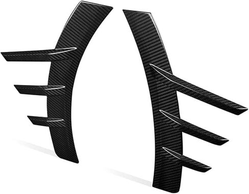 4 Pieces for BMW M2 G87 Base Coupe 2023-2025 MP Style Side Fender Trim Cover Tuning Side Spats Canards Car Front/Rear Bumper(Carbon Fiber Look) in Saudi Arabia
