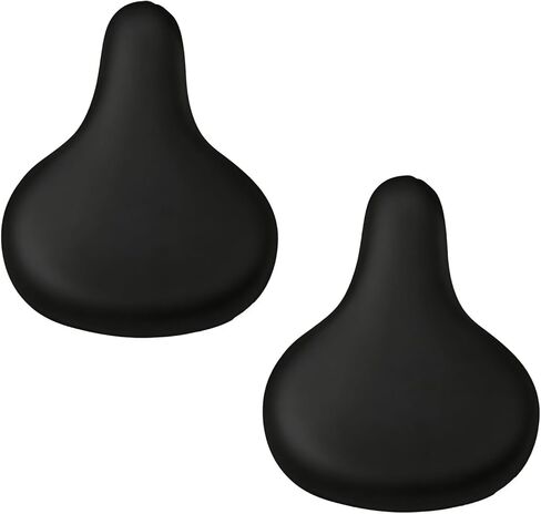 2 PCS Bike Seat Cover, Waterproof Ebike Seat Covers, Rain & Sun Protector for Saddle, Unisex Bicycle Saddle Cushion Protect (Black) in Kuwait