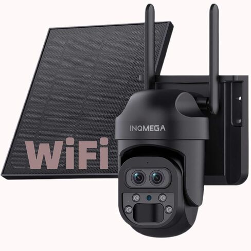 INQMEGA Security Camera for Home,Pet Dog Camera with Monitor 1080P Indoor Baby/Elder/Nanny Camera with Phone App,360°Smart 2.8-inch Screen,1080P HD Video in Saudi Arabia