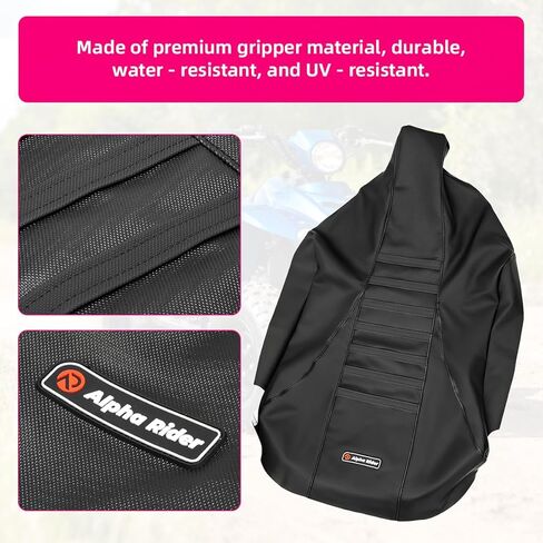MOTOQUEEN for Suzuki LTZ 400 Z400 2003-2008 ATV Seat Cover Seat Protector - Black in Kuwait