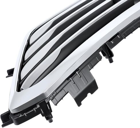ALMULOO 4Pcs Upper&Lower Grill&Bumper Bracket Compatible with 2015-2017 Hyundai Sonata Front Bumper Grille + Bracket Replacement for 86350C2000 86561C2000 86513C2000 86514C2000 Chrome Black Silvery in Kuwait