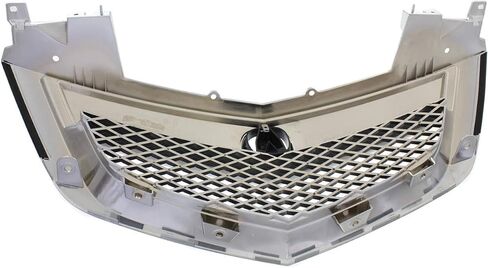 Garage-Pro Grille Compatible with 2010-2013 Acura MDX Painted Silver Shell and Insert with Upper Bar with Technology Package Model in Kuwait