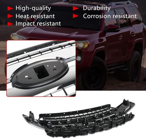 Chrome Front Bumper Radiator Grille Grill Compatible with 2018 2019 2020 F-150 F150 JL3Z-8200-EA ABS Plastic in Saudi Arabia