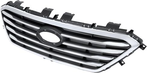 ALMULOO Front Upper Grill Compatible with 2015-2017 Hyundai Sonata Plastic(ABS) Chrome Grille Replacement for 86350-C2000 HY1200174 in Kuwait
