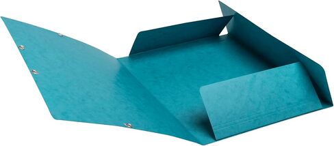Exacompta - Ref 55270E - Pack of 4 Skandi Elastic folders - 3 Flap Pockets - in Glossy Card 400 g/m2 - Size 24 x 32 cm for A4 documents - Assorted Colours in Kuwait