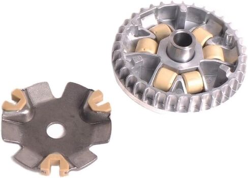 Clutch Plates Disc Motorcycle Motorcycle Accessories Parts Clutch Variator Drive Face Pulley Weight Assy for SCV 100 GCC WH100 Lead SCR 2002-2010 in Saudi Arabia