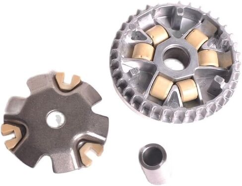 Clutch Plates Disc Motorcycle Motorcycle Accessories Parts Clutch Variator Drive Face Pulley Weight Assy for SCV 100 GCC WH100 Lead SCR 2002-2010 in Saudi Arabia