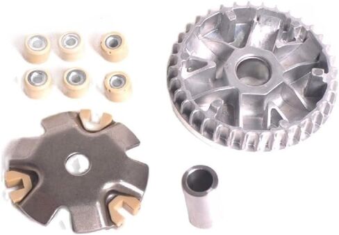 Clutch Plates Disc Motorcycle Motorcycle Accessories Parts Clutch Variator Drive Face Pulley Weight Assy for SCV 100 GCC WH100 Lead SCR 2002-2010 in Saudi Arabia
