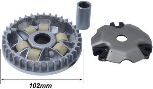 Clutch Plates Disc Motorcycle Motorcycle Accessories Parts Clutch Variator Drive Face Pulley Weight Assy for SCV 100 GCC WH100 Lead SCR 2002-2010 in Saudi Arabia