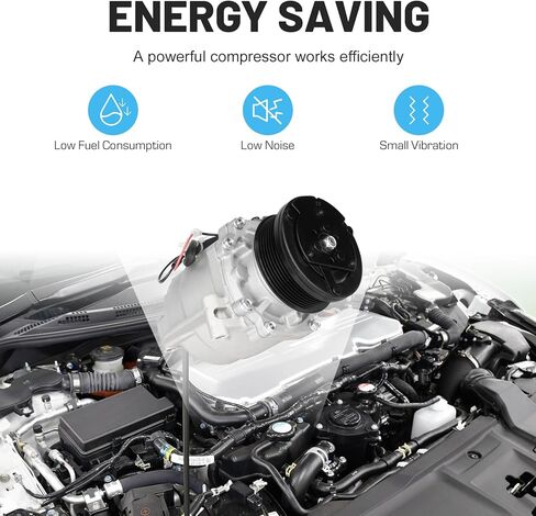 ضاغط تيار متردد جديد مع القابض ومجموعة المكونات لـ 2006 2007 2008 2009 2010 2011 Honda Civic 1.8L 1.8 (سيدان ذات 4 أبواب فقط) 97555 98555 in Kuwait