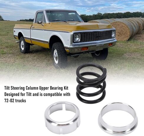 Steering Column Bearing Kit, Tilt Steering Column Upper Bearing Kit, Shaft Repair for Pickup 1972 to 2002 in Kuwait
