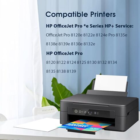 Compatible for HP 923 Ink Cartridges Combo Pack 4 Pack Replacement for HP 923 Ink for HP OfficeJet Pro 8135e 8139e 8138e 8125e 8128e 8122e 8130 8120 Printer Ink Cartridges Black Cyan Magenta Yellow in Saudi Arabia