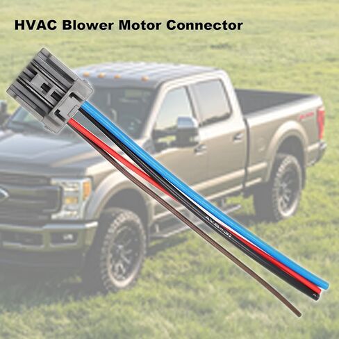 HVAC Blower Motor Connector Compatible with Ford F250 2017-2022 Super Duty Harness Wire Pigtail in Kuwait