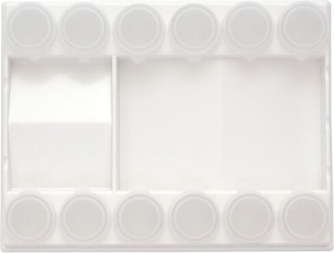 Jack Richeson Plastic Palette with Cups, 6 X 8 in, 12 Wells in Kuwait