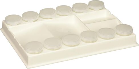 Jack Richeson Plastic Palette with Cups, 6 X 8 in, 12 Wells in Kuwait