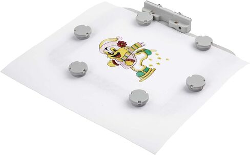 Brewland Magnetic Embroidery Hoop for Brother SE725 SE700 SE600 SE625 PE535 PE545 PE550D NS1750D NS1850D LB5000 Babylock Aurora Sofia Sofia 2 Verve Embroidery Machine (4"x4", BLSA432M) in Saudi Arabia