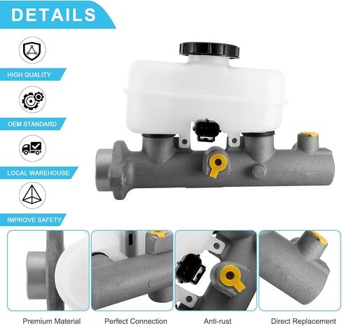 TAUTOY M390398 Brake Master Cylinder For Mazda B4000 1998-2009,B2500 1998-2001,B2300 2001-2009,For Lincoln Aviator 2003-2005,For Mercury Mountaineer,For Ford Ranger Escape Explorer 1998-2007 in Kuwait