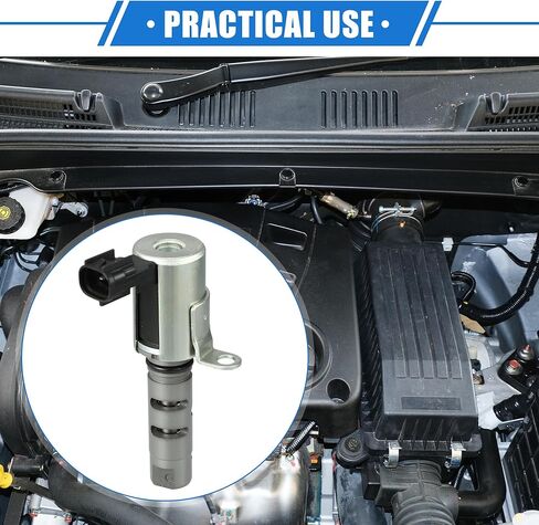 Variable Valve Timing Solenoid Compatible for Subaru Legacy 3.0 R Limited 3.0L H6 Gas 2008 2009, Durable Metal Silver Tone Control VVT Solenoid Valve in Kuwait