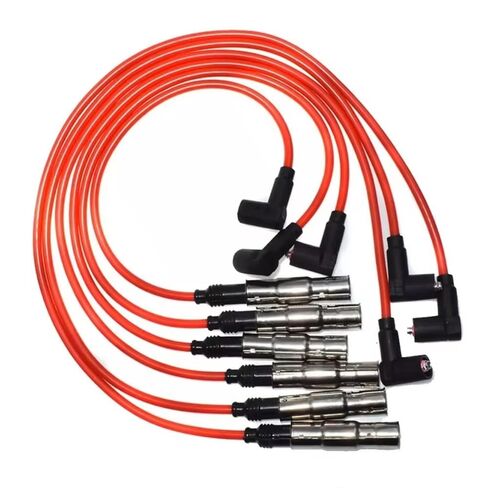 وصلات اشتعال متوافقة مع VW for Transporter T3 1979-1986 021998031 021998031A 021998031D طقم كابل سلك توصيل الإشعال in Kuwait