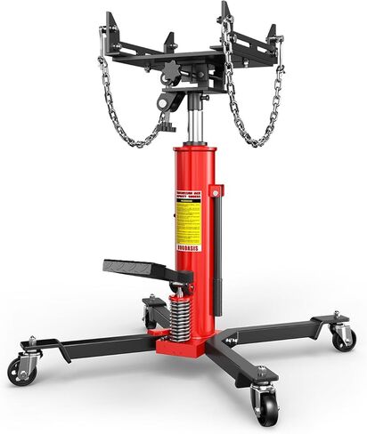 Transmission Jack,32.28"–69.91" High Lift, 1100 Lbs Heavy-Duty Hydraulic Telescoping Transmission Jack,2-Stage Telescoping Transmission Jack with Foot Pedal in Saudi Arabia