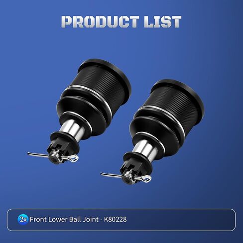 Set of 2 Front Lower Ball Joint Compatible with Honda Accord & Acura TSX 2003 2004 2005 2006 2007 2008 Suspension Ball Joints Replaces K80228, 51220SDAA02, 51210SDAA01 in Kuwait