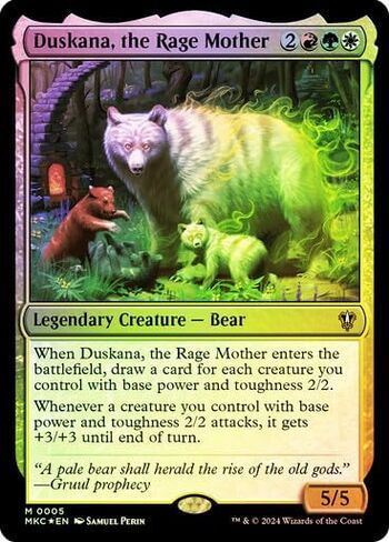 Duskana, theRage Mother (Foil) MTG in Kuwait
