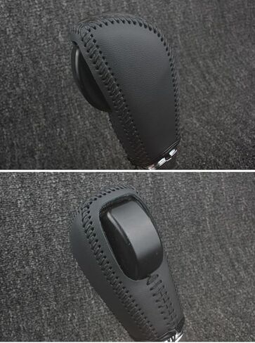 Compatible with 2013-2018 Subaru Forester/XV/Crosstrek/Levorg Hand Sewing DIY Hand Stitched Car Leather Gear Shift Knob Cover Anti-Slip Breathable Shift Knob Protector in Kuwait