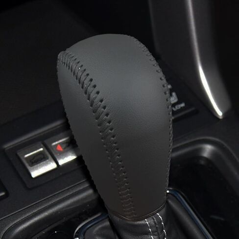 Compatible with 2013-2018 Subaru Forester/XV/Crosstrek/Levorg Hand Sewing DIY Hand Stitched Car Leather Gear Shift Knob Cover Anti-Slip Breathable Shift Knob Protector in Kuwait