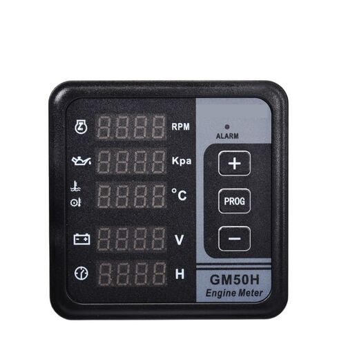 GM51H Engine Multi Function Digital Meter Panel Monitoring Battery Voltage Hours Fuel Level Genset Parts(GM51H) in Kuwait