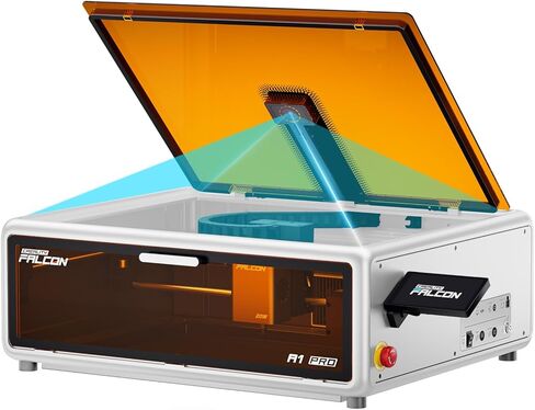 Creality Laser Engraver Falcon A1 10W مع تصميم مغلق بالكامل، توافق عالي وسهل التجميع، سرعة تصل إلى 600 مم/ثانية، آلة نقش دقيقة in Kuwait