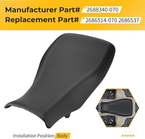 مجموعة مقاعد كاملة M MATI لـ Polaris Sportsman 450 HO 2016-2017 Sportsman 570 2016-2020 2688340-070 2686514-070 2686537 in Kuwait