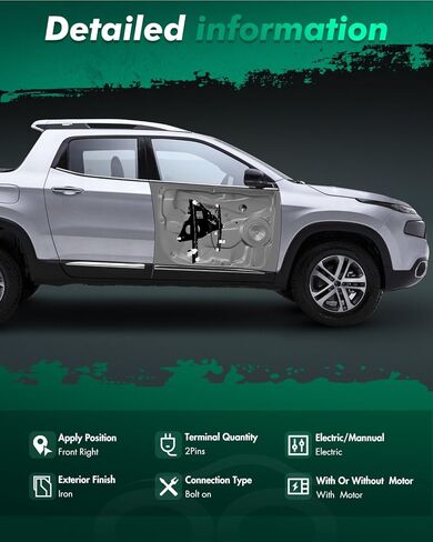 منظم نافذة الطاقة SCITOO مع محرك أمامي يمين مناسب 2008-2017 لسيارة Ford Expedition يحل محل OE 748-598 in Kuwait