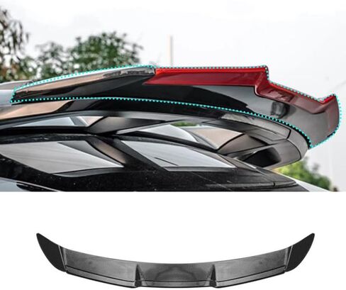 Auto Accessories for Toyota CHR 2018-2022 Car Roof Spoiler Rear Spoiler Wing Lip (Piano Black No Drilling Required) ABS 1PCS in Saudi Arabia