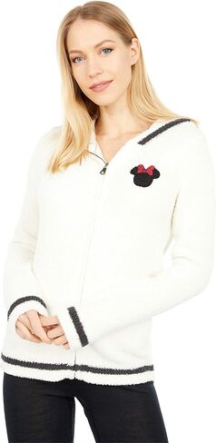 Barefoot Dreams CozyChic Classic Disney Women's Minnie Hoodie, Hooded Sweatshirt in Saudi Arabia
