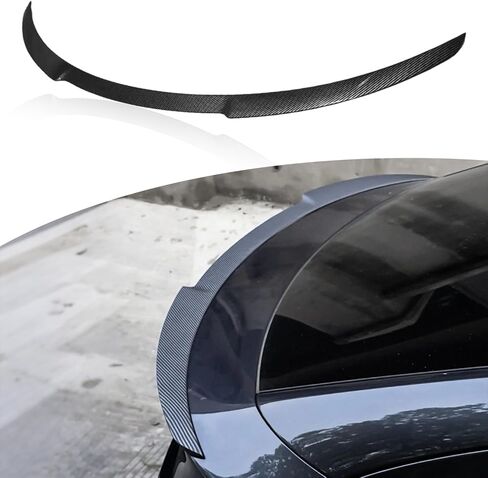 جناح سقف النافذة الخلفية لعام 2021 2022 2023 2024 2025 2026 Tesla Model Y/Juniper، ملحقات الجناح العلوي موديل Y (سبويلر سقف - أسود لامع) in Kuwait