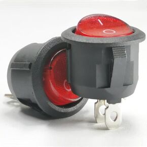 2Pcs Power Start Button 2Pin Light Switch ON-Off Replacement Parts for for Kids Ride-On Toy Cars Boat,Cars,SUV in Saudi Arabia