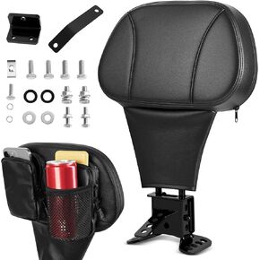 مسند ظهر للسائق قابل للتعديل ومسند ظهر للدراجة النارية مع أكياس تخزين لدراجة Harley Davidson Touring Street Glide Road Glide Road King Electra Glide in Kuwait