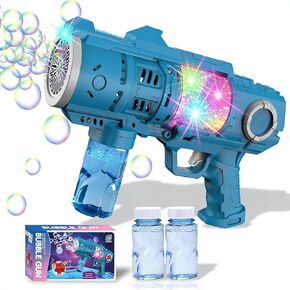 Kids Bubble Gun Automatic Bubble Blaster for Toddlers 8-12 Outdoor Party Toy 20 Hole Bubble Maker Wedding Easter Party Outdoor Bubble Toys in Saudi Arabia