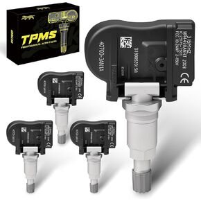 مستشعر Oktiger 315 ميجا هرتز TPMS مبرمج مسبقًا يناسب مباشرة Nissan Leaf 2013-2017، Sentra 2013-2019، Versa 2013-2019، Versa Note 2015-2017، مستشعر مراقبة ضغط الإطارات 4 قطع OE#407003AN1A in Kuwait