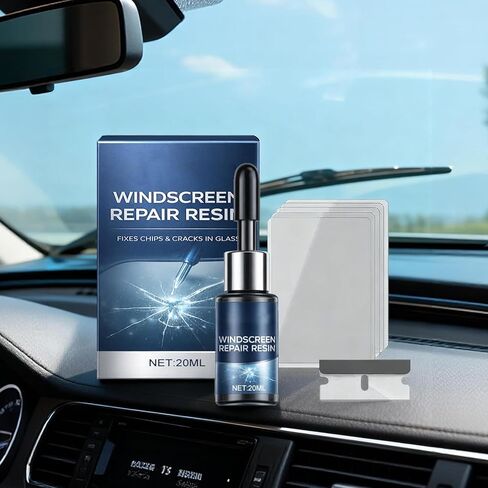 Windshield Repair Kit 20ml, New Windshield Crack Repair Kit DIY Chip & Crack Fix for Car RV Windshields All Crack Types in Saudi Arabia