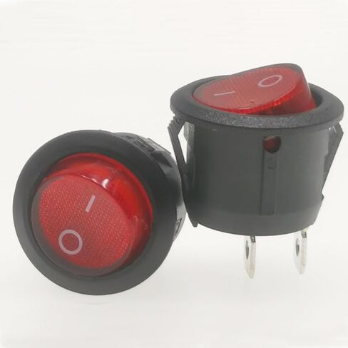 2Pcs Power Start Button 2Pin Light Switch ON-Off Replacement Parts for for Kids Ride-On Toy Cars Boat,Cars,SUV in Saudi Arabia