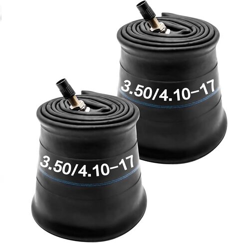 (2-Pack) 3.50/4.10-17 Tube 3.25-17 Inner Tube 100/90-17 Tube - TR4 in Saudi Arabia