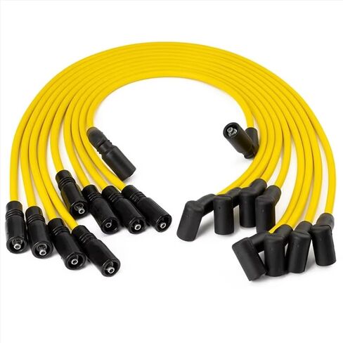 Ignition Leads Compatible with GMC for P3500 V8 5.7L 1996 1997 1998 1999 86646 96646 2X1197 Spark Plug Wire in Kuwait