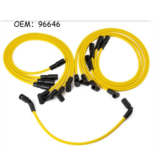 وصلات اشتعال متوافقة مع جي إم سي لـ C1500 V8 5.7L 5.0L 1996 1997 1998 1999 96646 2X1197 86646 سلك توصيل الإشعال in Kuwait