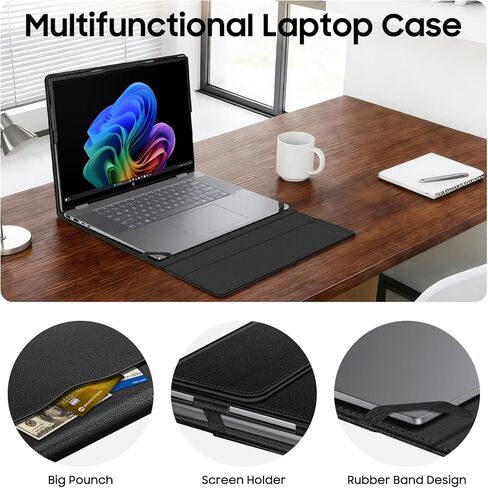 حافظة حماية Fintie لجهاز HP OmniBook X Flip 16 مقاس 16 بوصة، وASUS Vivobook S16 S5606، وAcer Swift Go 16، وLG gram 16Z90S in Kuwait