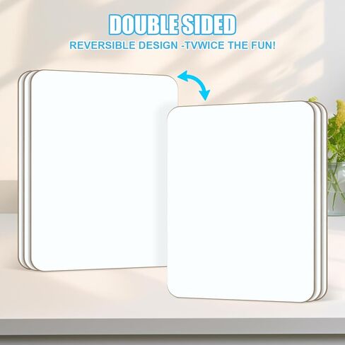 6-Pack Small Whiteboard Dry Erase Boards, 5"x7" Mini Lapboards for Students & Teachers, Classroom Supplies, Personal Writing Boards for School Activities in Saudi Arabia
