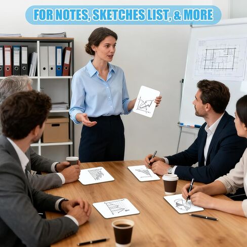 6-Pack Small Whiteboard Dry Erase Boards, 5"x7" Mini Lapboards for Students & Teachers, Classroom Supplies, Personal Writing Boards for School Activities in Saudi Arabia