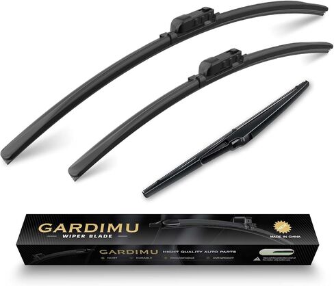 3 Pcs Front and Rear Windshield Wipers Set for Hyundai Santa Fe 2024 2025 2026, Quiet and Streak-Free Wiper Blades Assembly All-Season OEM Auto Accessories in Kuwait